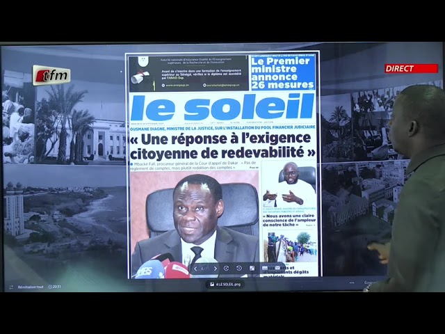 ⁣Yenekay yi ak Cherif DIA - Infos matin du 18 septembre 2024