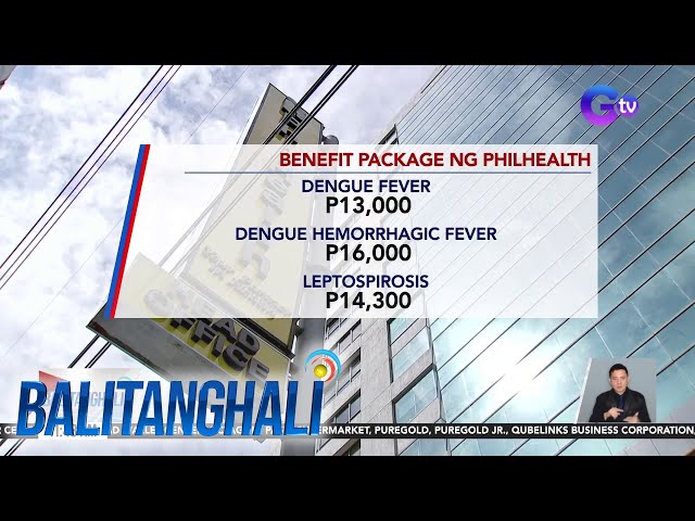 ⁣Leptospirosis at dengue, kabilang sa mga sakop ng benepisyo ng PhilHealth | Balitanghali