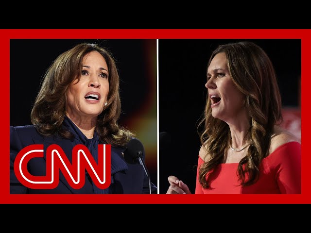 ⁣Sarah Huckabee Sanders takes swipe at Kamala Harris for not having children