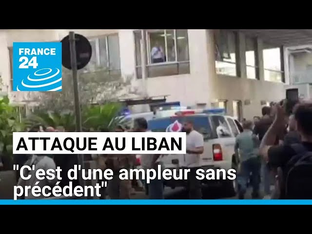 ⁣Explosions de bipeurs du Hebbollah au Liban : "C'est d'une ampleur sans précédent&quo