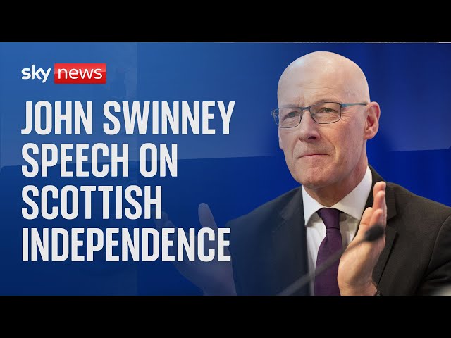 ⁣Watch live: John Swinney speech to mark 10 years since Scotland's Independence Referendum