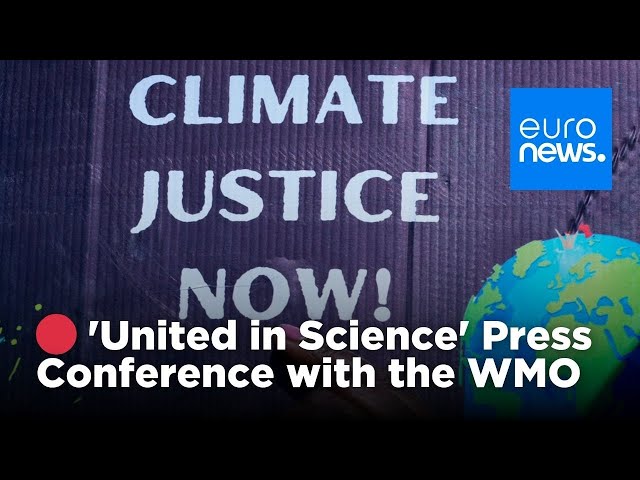 ⁣ UN: Press conference of the 'United in Science' event with the WMO | euronews 