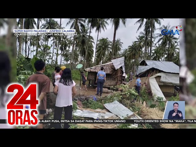 ⁣Lolo at kanyang apo, patay nang mabagsakan ng puno ang kanilang bahay | 24 Oras