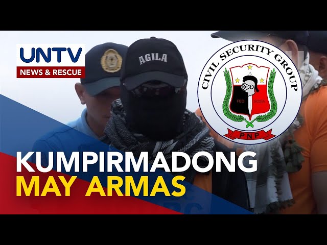 ⁣Ilang indibidwal na ipina-verify sa FEO kaugnay ng “angels of death” issue, may armas – CSG