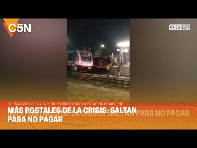 ⁣MÁS POSTALES de la CRISIS: SALTAN para NO PAGAR