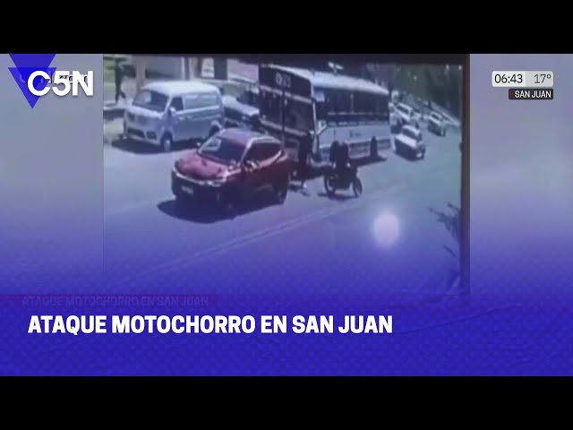 ⁣ATAQUE MOTOCHORRO en SAN JUAN