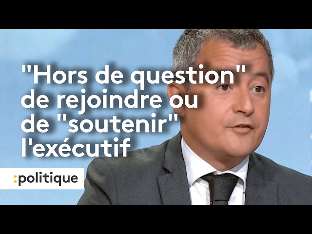 ⁣Gérald Darmanin : "Hors de question" de rejoindre un exécutif qui augmenterait les impôts