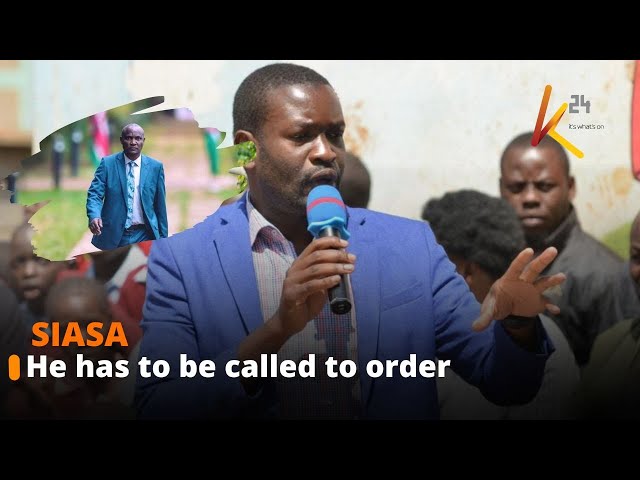 ⁣“He has to be called to order,” Sifuna slams Mbadi over no-show in Parliament