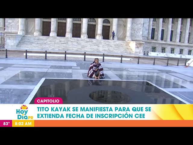 ⁣Tito Kayak exige que extiendan la fecha del registro electoral