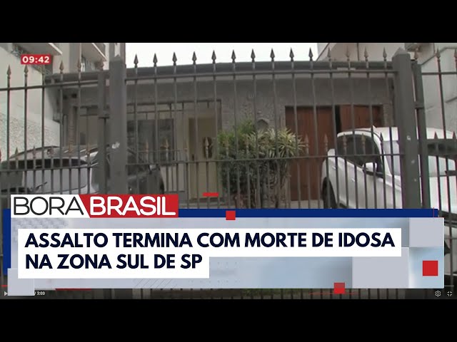 ⁣Idosa é morta durante assalto a própria casa em SP | Bora Brasil