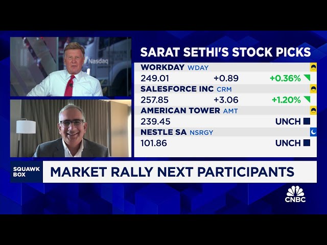 ⁣DCLA's Sarat Sethi on his top stock picks: AMT, NSRGY, CRM, WDAY