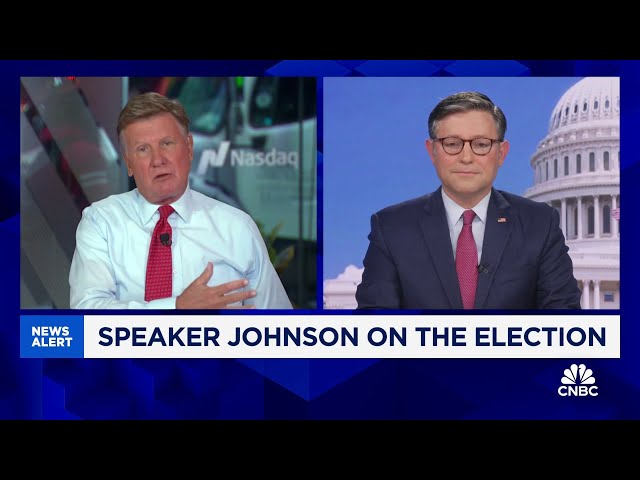 ⁣House Speaker Mike Johnson: We want to expand upon Trump-era tax cuts & do massive regulatory re