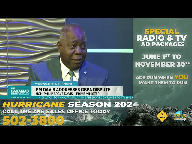 ⁣PM Davis Addresses GBPA Dispute