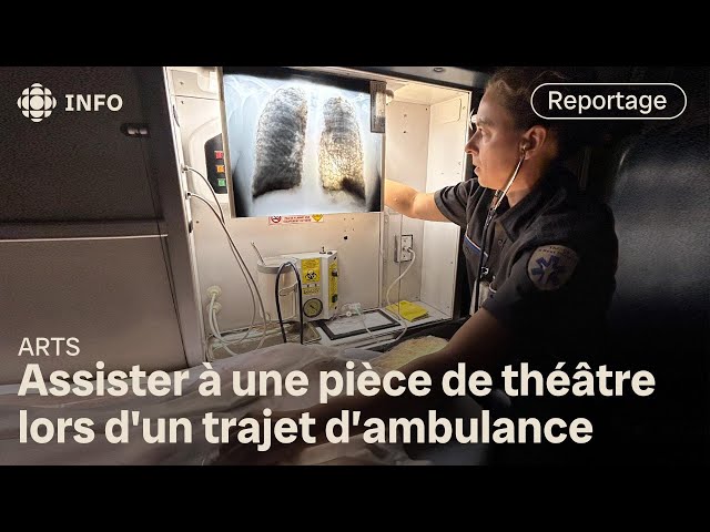 ⁣Du théâtre en ambulance