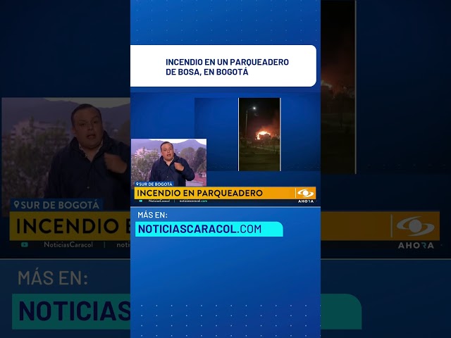 ⁣Incendio registrado en Bosa dejó dos vehículos afectados