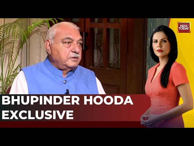 ⁣Congress' Bhupinder Hooda Exclusive On India Today | Haryana Goes To Polls On Oct 5 | To The Po