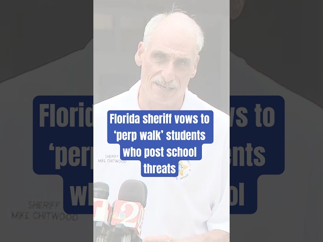 ⁣Volusia County Sheriff Mike Chitwood is fed up with school threats. #shorts #florida #news #school