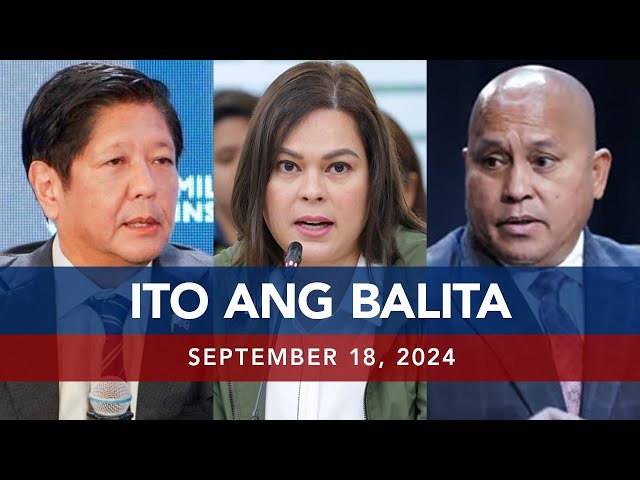 ⁣UNTV: Ito Ang Balita | September 18, 2024