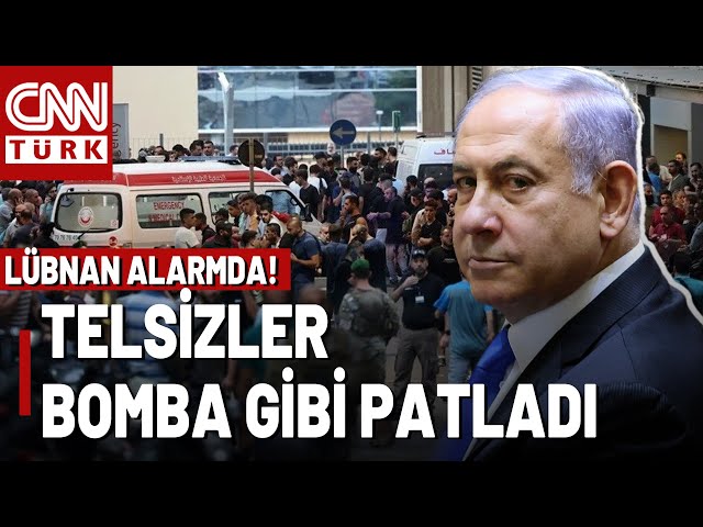 SICAK GELİŞME | İsrail Bugün De Telsizleri Patlattı: Saldırıların Tanığı CNN TÜRK Yayınında!