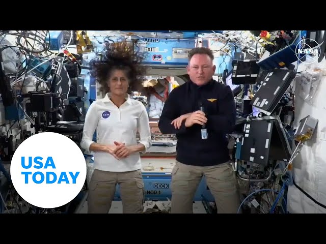 ⁣Stranded astronauts plan to vote in 2024 election from space | USA TODAY