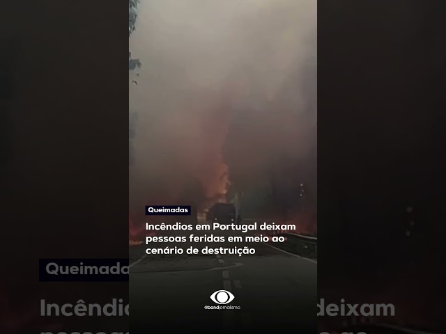 ⁣Há mais de 100 focos de incêndio ativos em Portugal #shorts