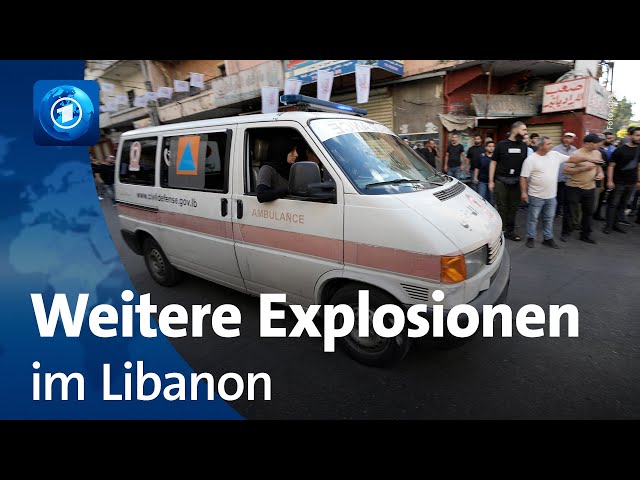 ⁣Erneute Vorfälle im Libanon: Walkie-Talkies von Hisbollah-Mitgliedern explodieren