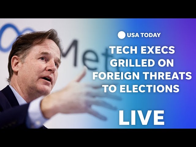 ⁣Watch live: Senate Intelligence Committee grills tech execs on foreign threats to elections