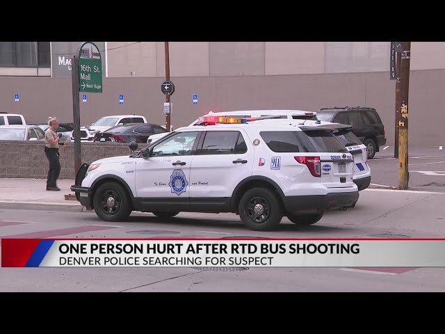 ⁣1 injured after reported shooting on RTD bus