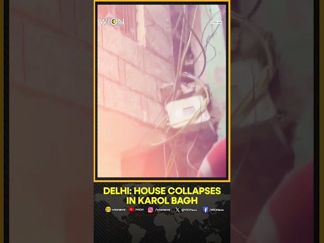 ⁣House Collapses In Karol Bagh: 7 Rescued, Search On For More Trapped In Debris | WION Shorts