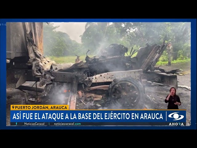 ⁣Así fue el ataque a base militar en Arauca: momentos de pánico y terror