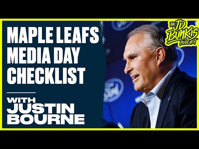 ⁣Maple Leafs Media Day Checklist with Justin Bourne | JD Bunkis Podcast