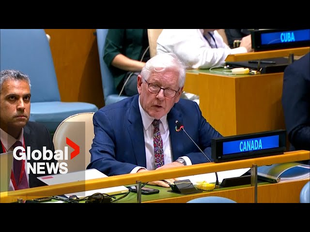 ⁣Canada abstains from UN vote on Israel's "unlawful presence" in Gaza, West Bank