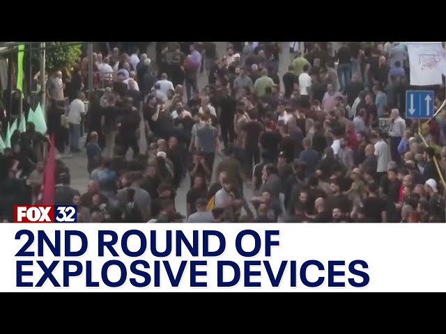 ⁣Explosive devices strike Lebanon again amid deadly pagers attack