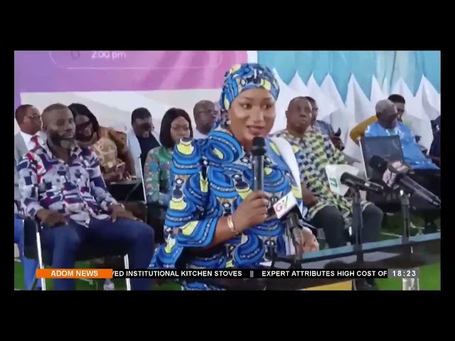 ⁣Samira Bawumia advocates for improved institutional kitchen stoves  - Adom TV Evening News(18-09-24)