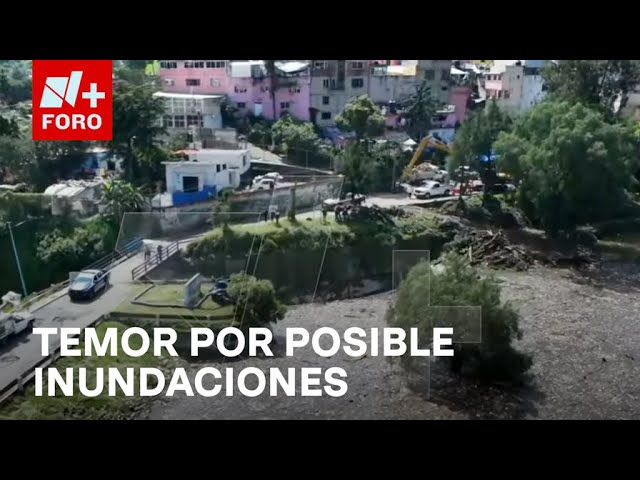 ⁣Evalúan desalojo por riesgo de inundación, Col. San Rafael Chamapa, Naucalpan - Expreso de la Mañana