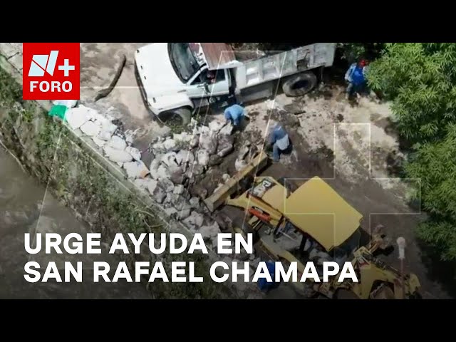 ⁣Más de 800 afectados en la colonia San Rafael Chamapa, Naucalpan - Paralelo 23