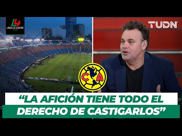 ⁣La afición está 'ABANDONANDO' al América como LOCAL  David Faitelson LOS DEFIENDE | TUDN