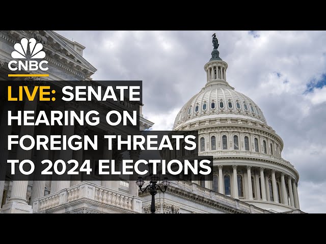 ⁣LIVE: Top tech executives testify at Senate hearing on foreign threats to 2024 elections — 9/18/24