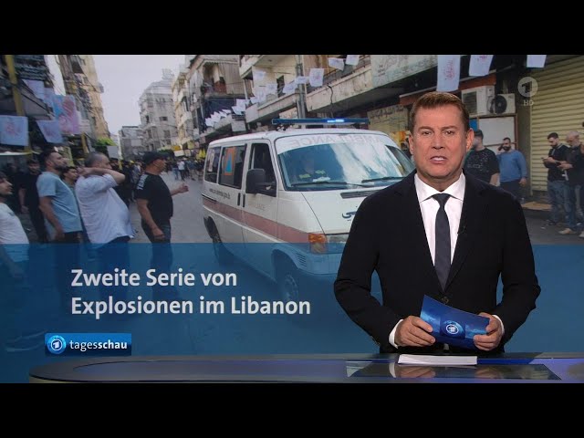 ⁣tagesschau 20:00 Uhr, 18.09.2024