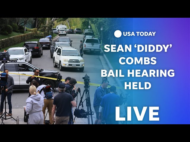 ⁣Watch live:  Bail hearing held for music mogul Sean "Diddy" Combs