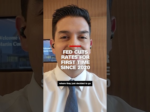 ⁣Fed cuts rates for first time since 2020