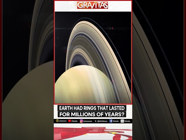 ⁣Earth Had Saturn-Like Rings That Lasted For Millions Of Years | Gravitas | WION Shorts