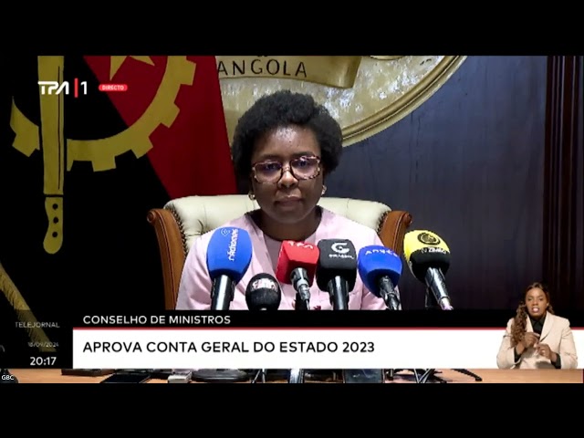 ⁣Conselho de Ministros aprova Conta Geral do Estado 2023