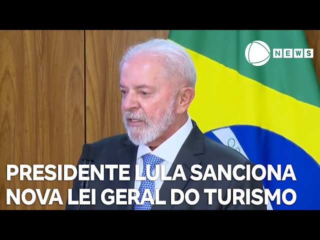 ⁣Presidente Lula sanciona nova Lei Geral do Turismo