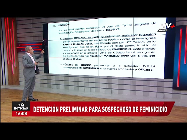 ⁣Huaral: Ordenan detención preliminar de sospechoso del feminicidio de enfermera