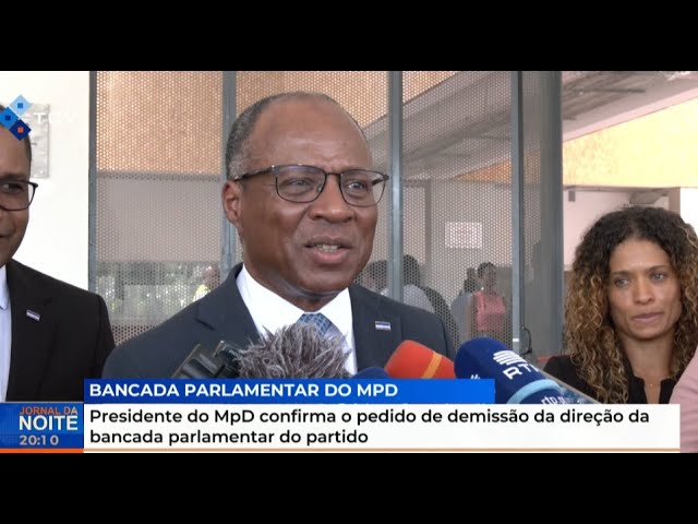 ⁣Presidente do MpD confirma o pedido de demissão da direção da bancada parlamentar do partido