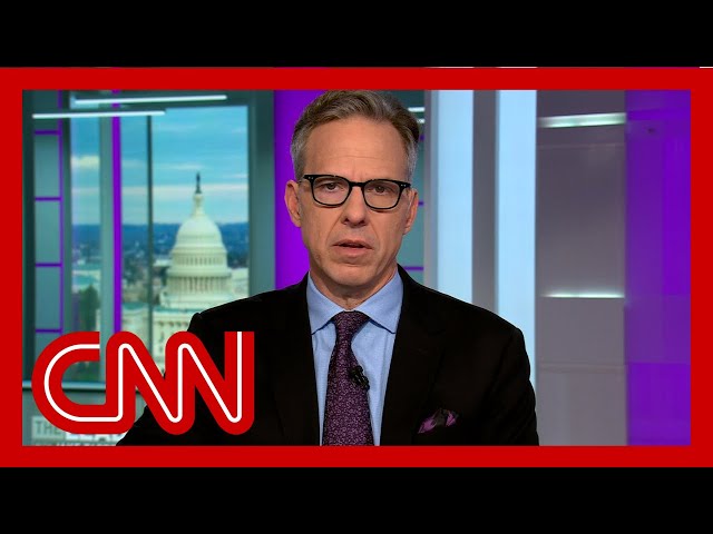 ⁣Jake Tapper slams Vance and Trump hypocrisy on dangerous rhetoric