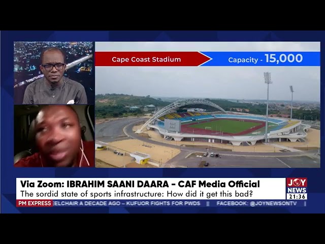 ⁣State of Ghana's sports infrastructure: We have weeds instead of grass on our pitches. - Saani 