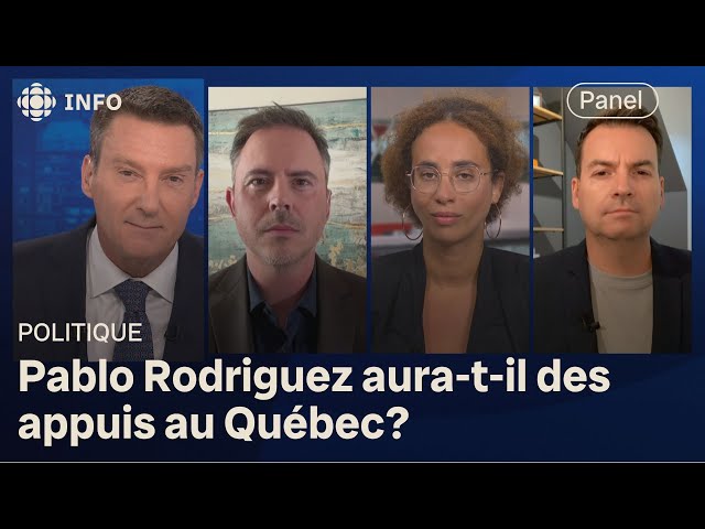 ⁣Panel politique : Pablo Rodriguez sera candidat à la chefferie du PLQ