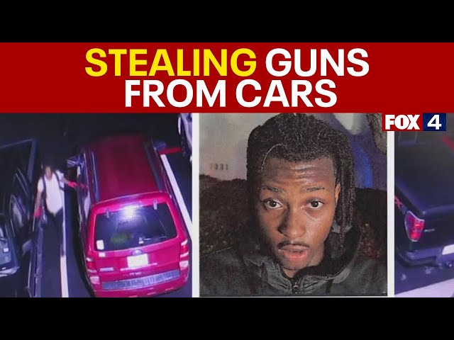 ⁣Trackdown: Help find Tarrant County car burglars who stole guns from vehicles